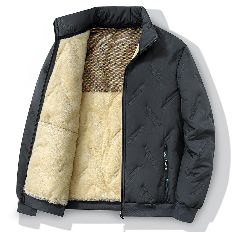 Warme Fleece Winterjacke für kalte Tage