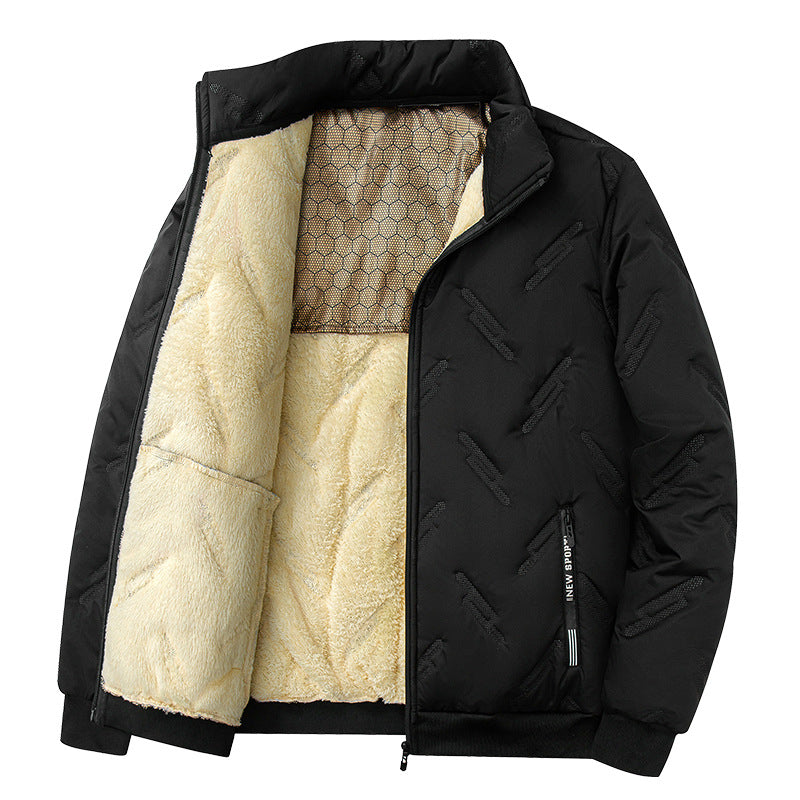 Warme Fleece Winterjacke für kalte Tage