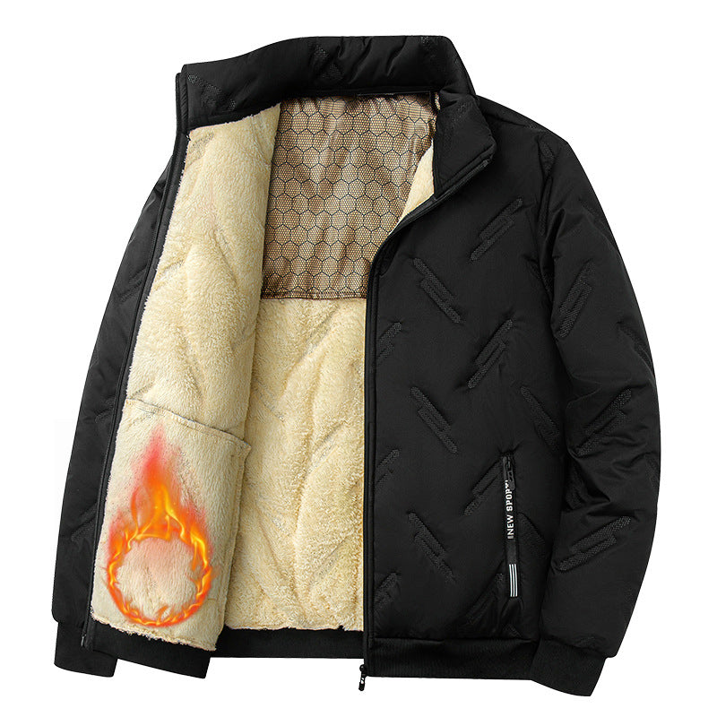 Warme Fleece Winterjacke für kalte Tage