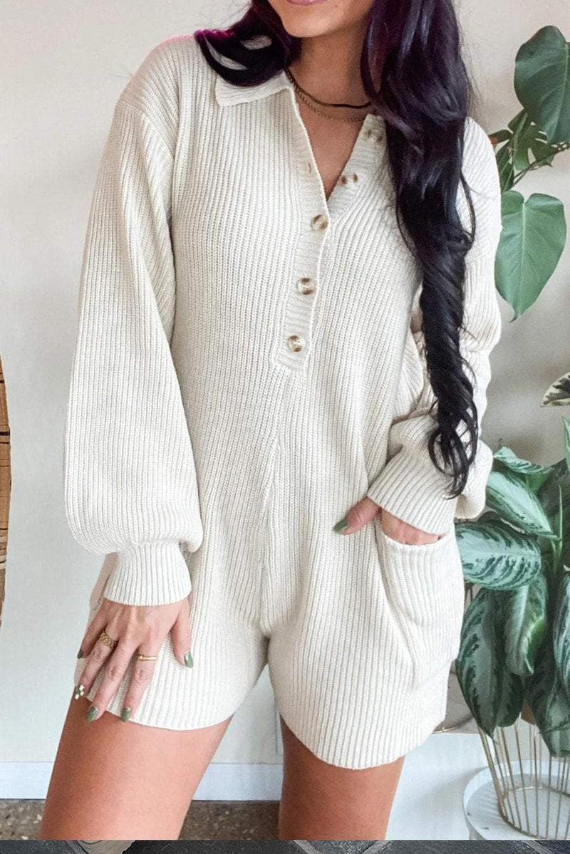 Weiche Strick-Jumpsuit für elegante Anlässe