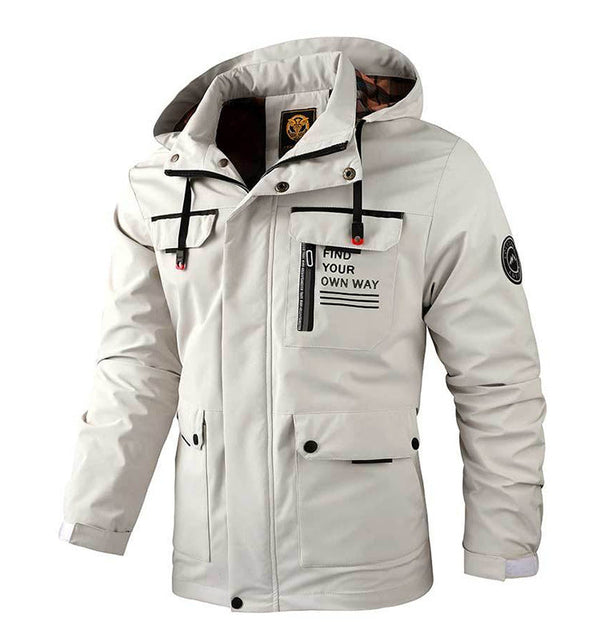 Winddichte Herren Parka mit Kapuze