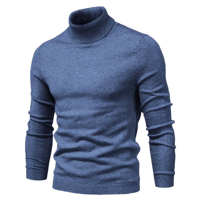 Weiche Hohe Hals Langarm Pullover