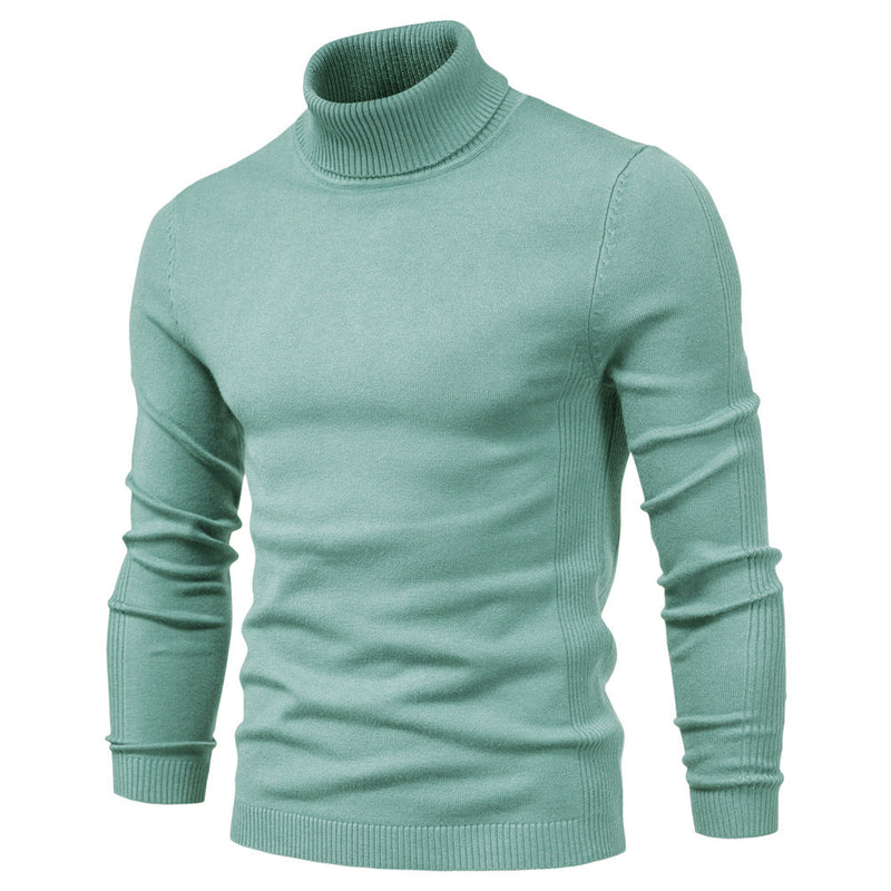 Weiche Hohe Hals Langarm Pullover