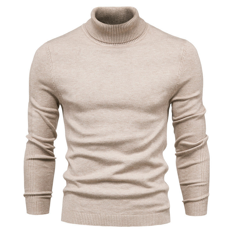 Weiche Hohe Hals Langarm Pullover