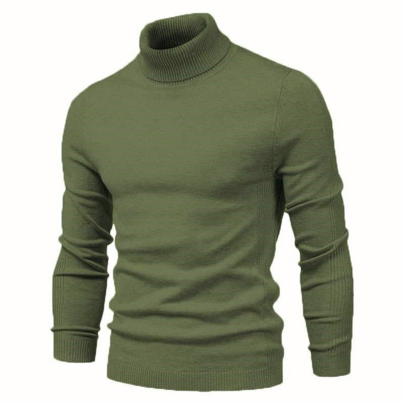 Weiche Hohe Hals Langarm Pullover