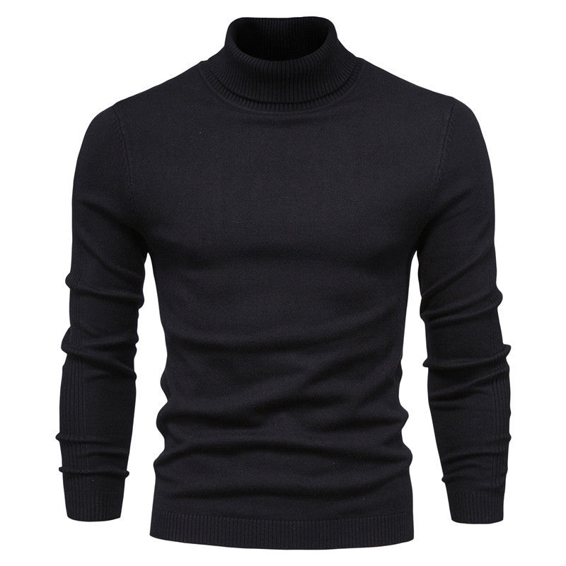 Weiche Hohe Hals Langarm Pullover