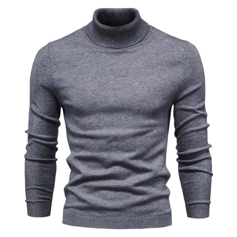 Weiche Hohe Hals Langarm Pullover