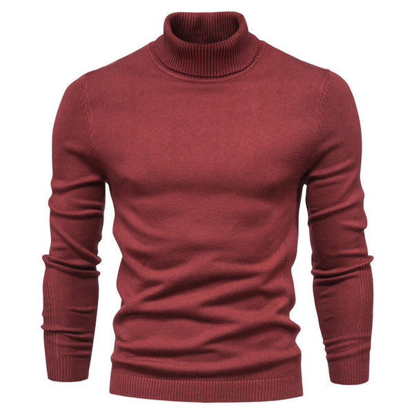 Weiche Hohe Hals Langarm Pullover