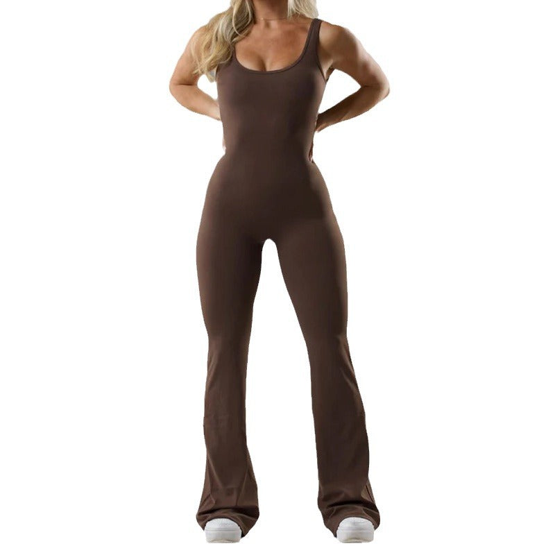 Weicher Nahtloser Damen Yoga Einteiler