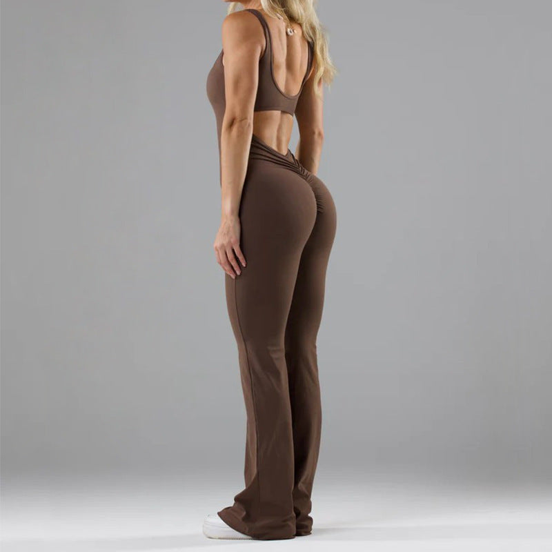 Weicher Nahtloser Damen Yoga Einteiler