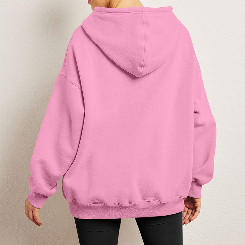 Weicher Oversized Fleece Hoodie mit Tasche