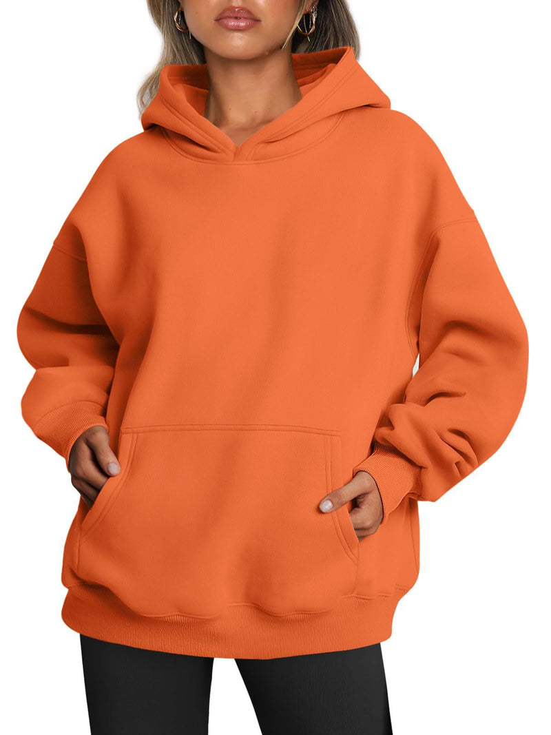 Weicher Oversized Fleece Hoodie mit Tasche