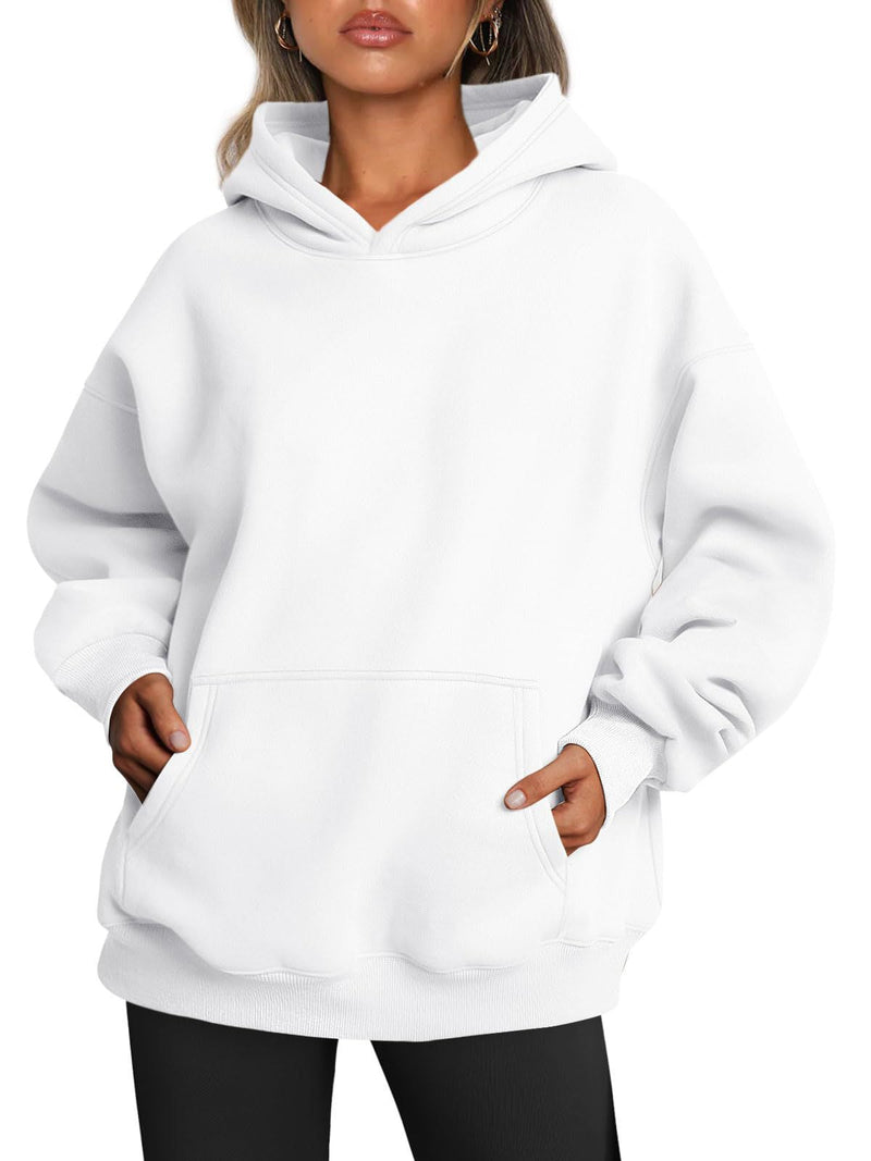 Weicher Oversized Fleece Hoodie mit Tasche