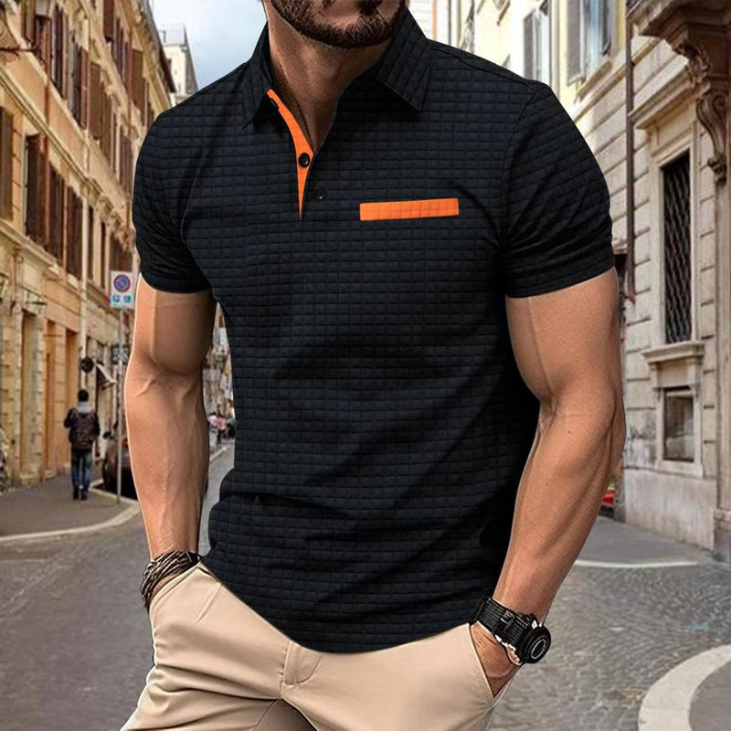 Buntes Karo Poloshirt für den Sommer