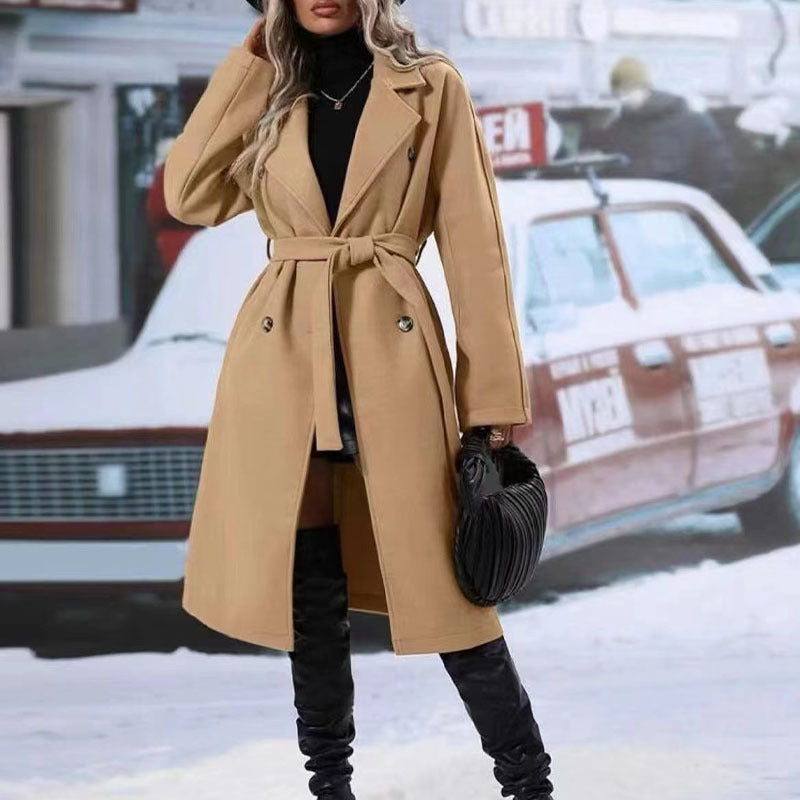 Elegante Winter-Trenchcoat für Frauen