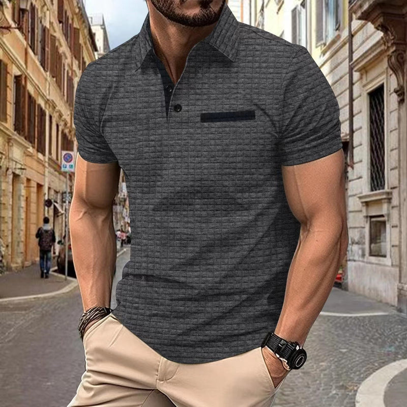 Buntes Karo Poloshirt für den Sommer