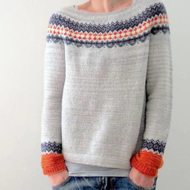 Boutique Vivante Icelandic Sweaters - 2024 Weicher Baumwollpullover mit Rundhalsausschnitt