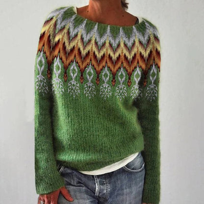 Boutique Vivante Icelandic Sweaters - 2024 Weicher Baumwollpullover mit Rundhalsausschnitt