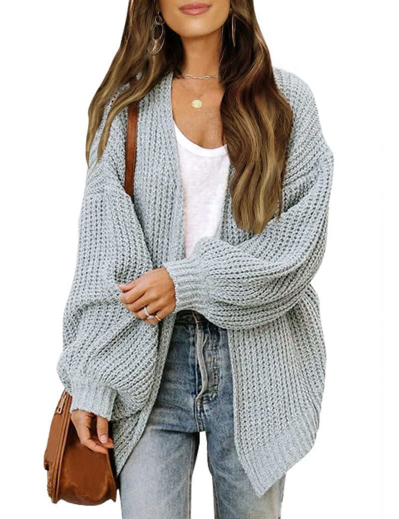 Bequemer oversized Strickcardigan mit Lantaansleeves