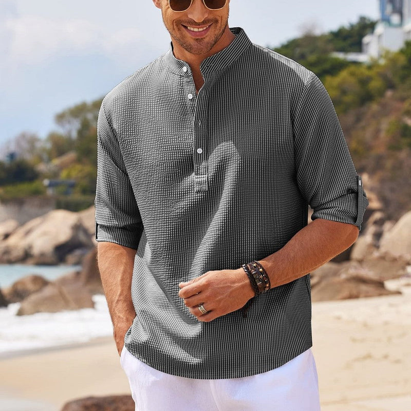 Elegantes Langarmshirt in Einfarbig