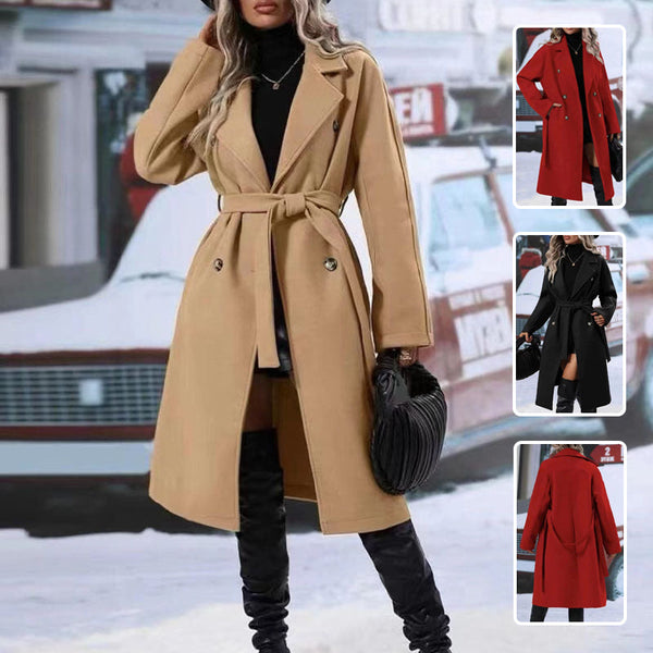 Elegante Winter-Trenchcoat für Frauen