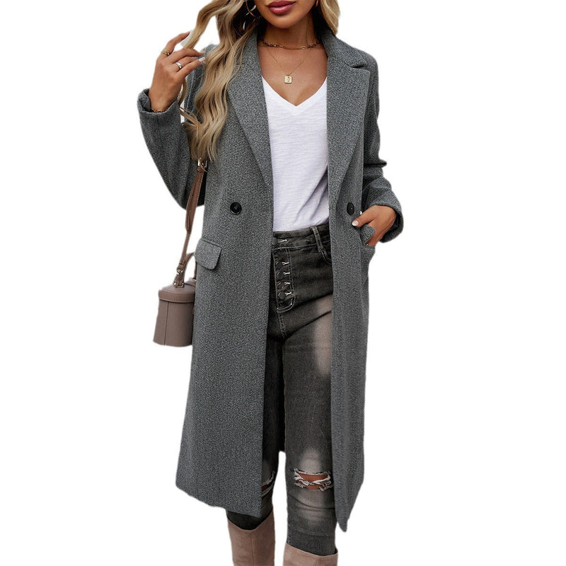 Stylische Lange Mouwen Polyesterjacke